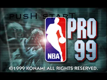 NBA Pro 99 (EU) screen shot title